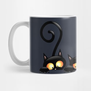 Black cat Halloween Mug